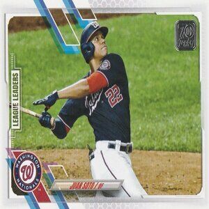 Juan Soto - 2021 Topps 70th Anniversary Series 1 League Leaders MLB Card